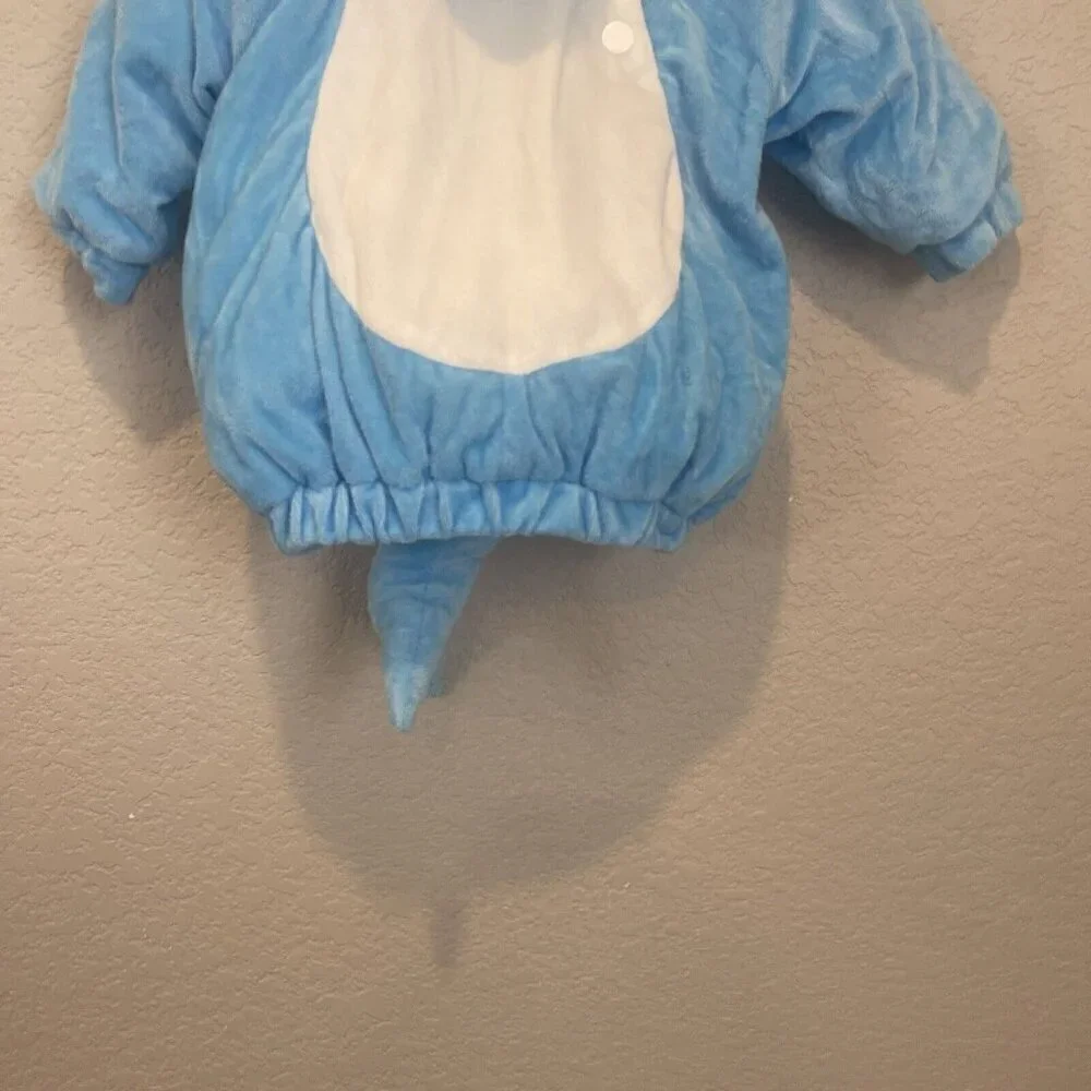 Baby Shark Halloween Costume Pullover Top 0-6M - Hyde & EEK! Plush Blue
